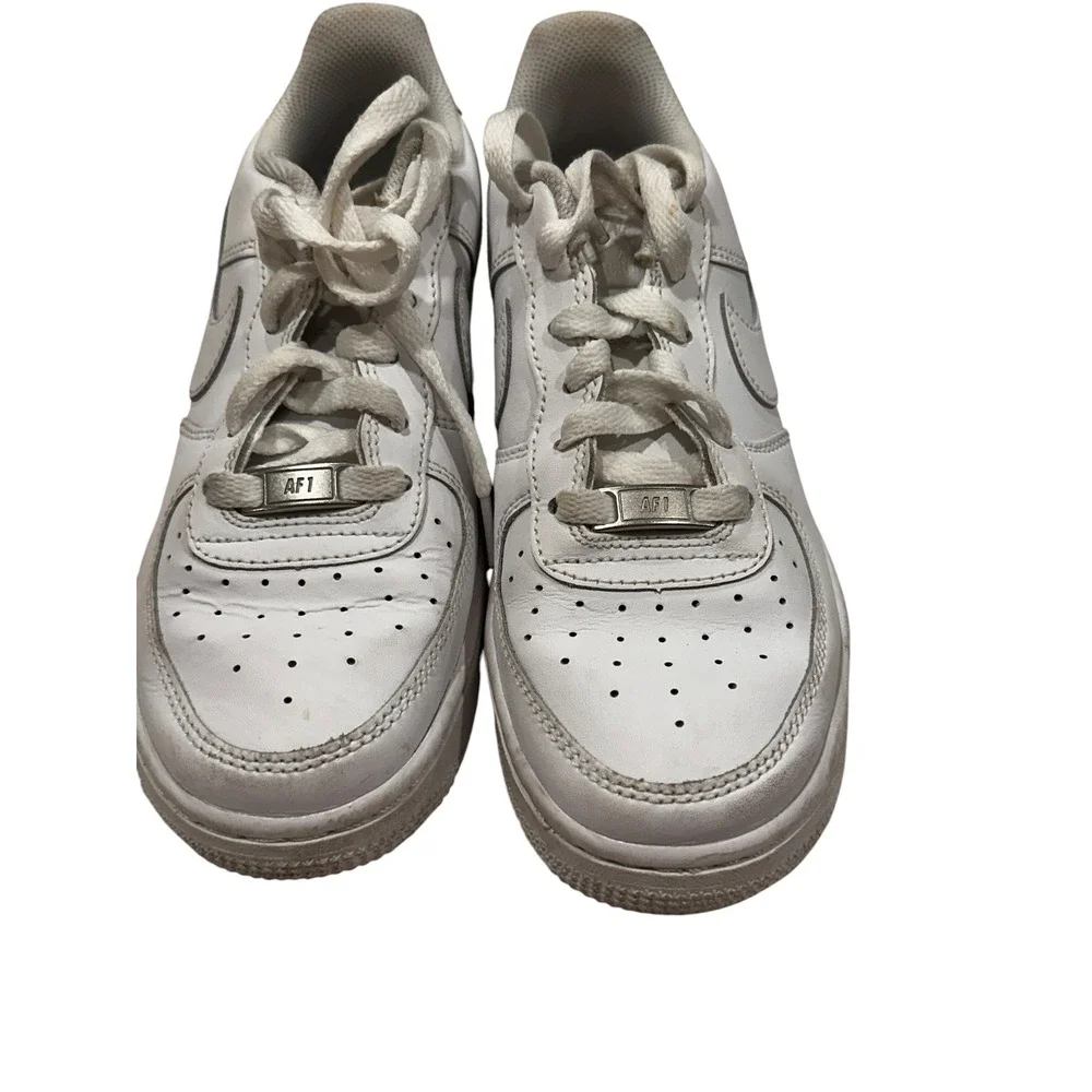 Nike Air Force 1 Low White Kids Sneakers 314192-117 Size 4.5Y
